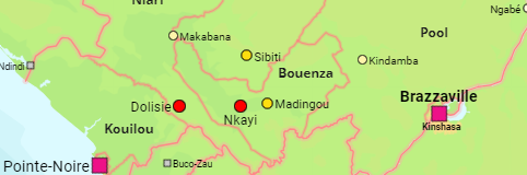 Congo Cities and Regions