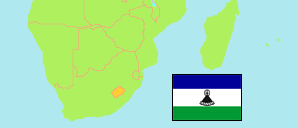 Lesotho Map